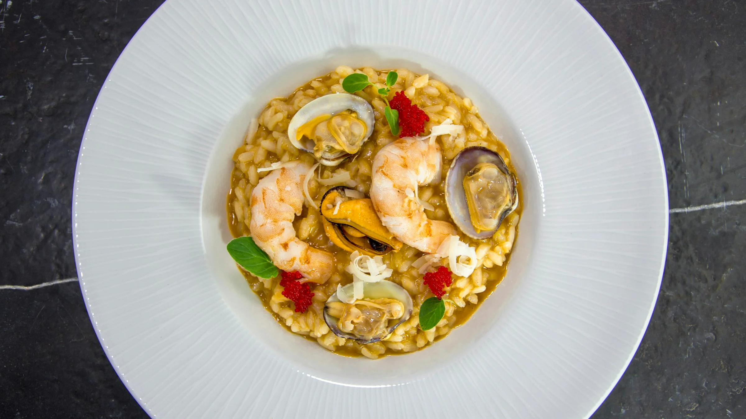 Risotto crémeux au citron et zeste de bergamote